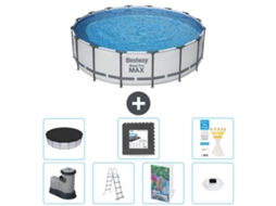 Bestway Piscina Bestway Steel Pro Max Redonda - 488x122 Cm - 8-peças S608
