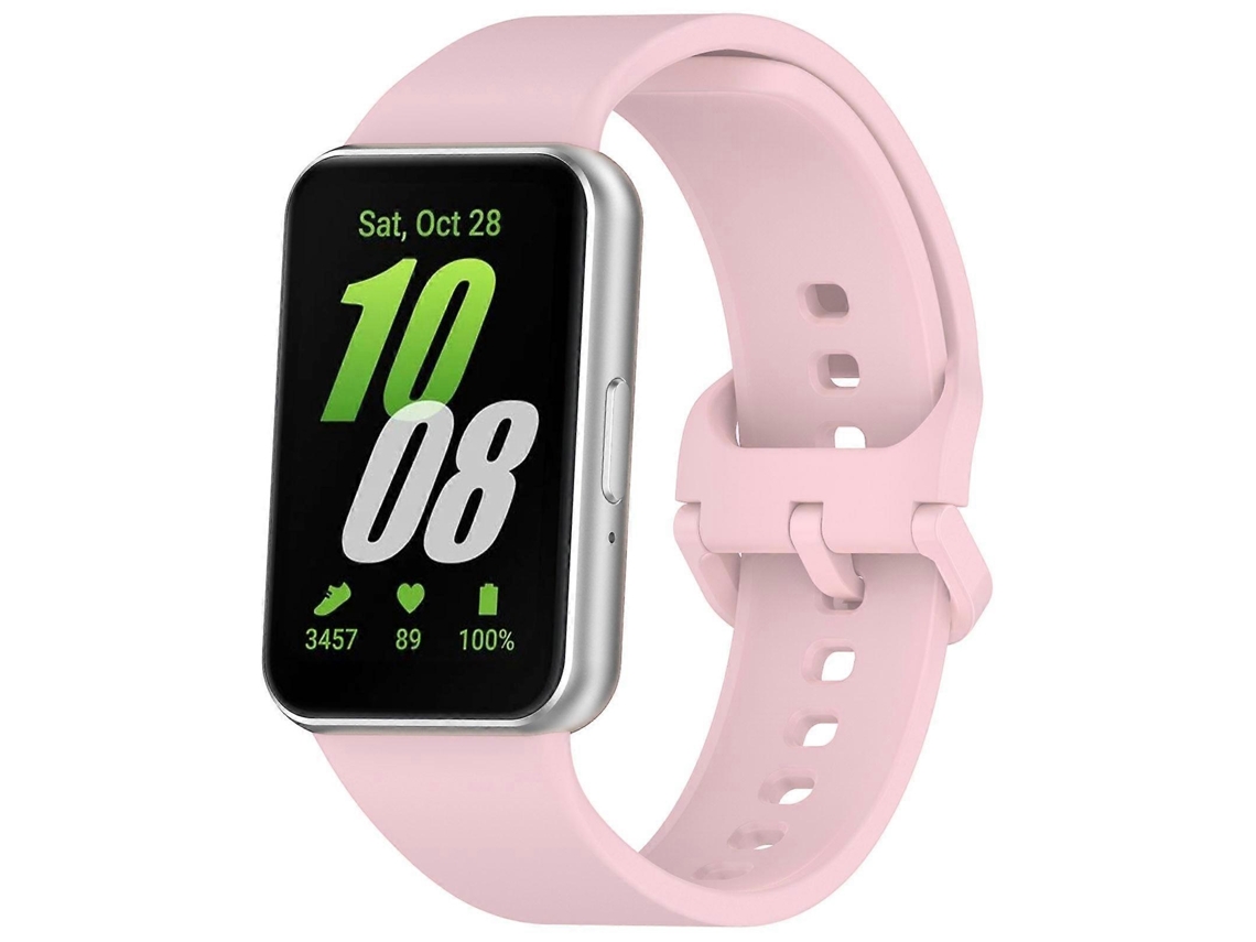 Pulseira De Silicone Com Fivela Colorida E Cor Sólida Xdfind Para Samsung Galaxy Fit3 Sm-r390