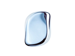 Escova modeladora compacta 2026, desembaraçadora, portátil, alta elasticidade, azul safira, para mulheres e cabeleireiros.