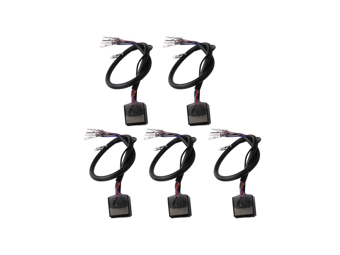 5x Indicador Digital de Marcha com Led Verde Universal para Motos Inclui Sensor para Manete de Mudanças (n 6)
