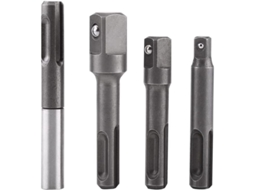 Conjunto De 4 Adaptadores Sds Plus, Adaptadores De Chave De Impacto Com Conexão 1/4 3/8 1/2 Polegada Para Furadeira