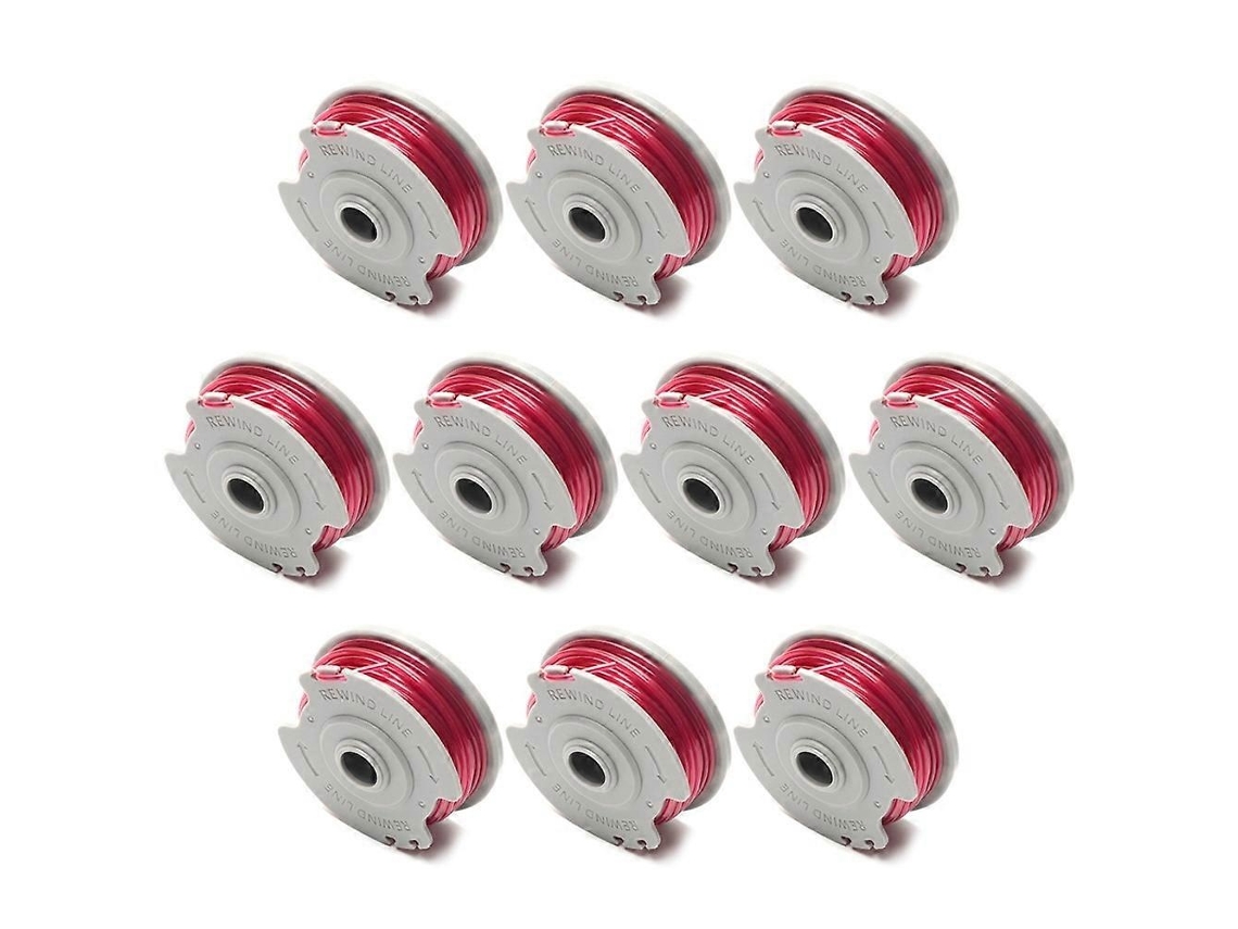 Compatível com Gardena, 5306 20, Kit com 10 Carretéis de Fio para Aparador de Grama AQUAFORGE