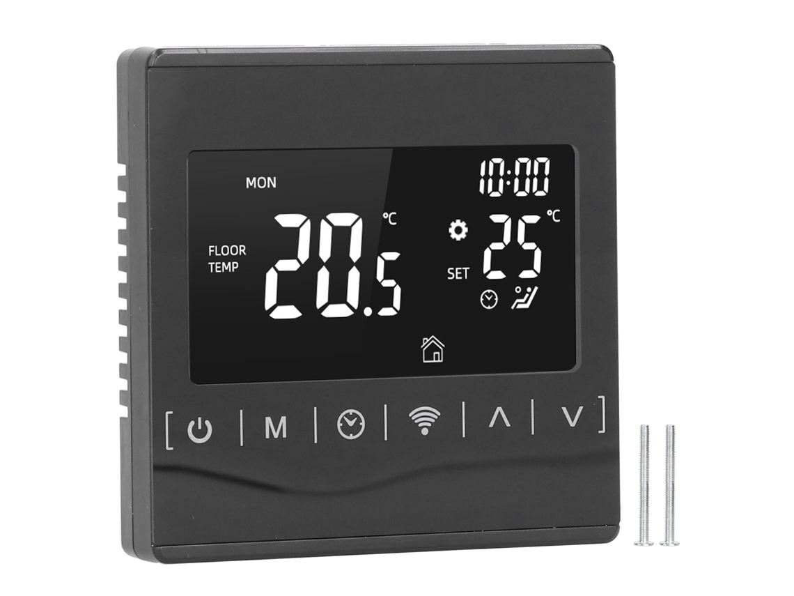 Lurelia Termostato Inteligente Wi-fi Para Aquecimento De Piso Elétrico Com Controlo De Voz De 85 V A 265 V