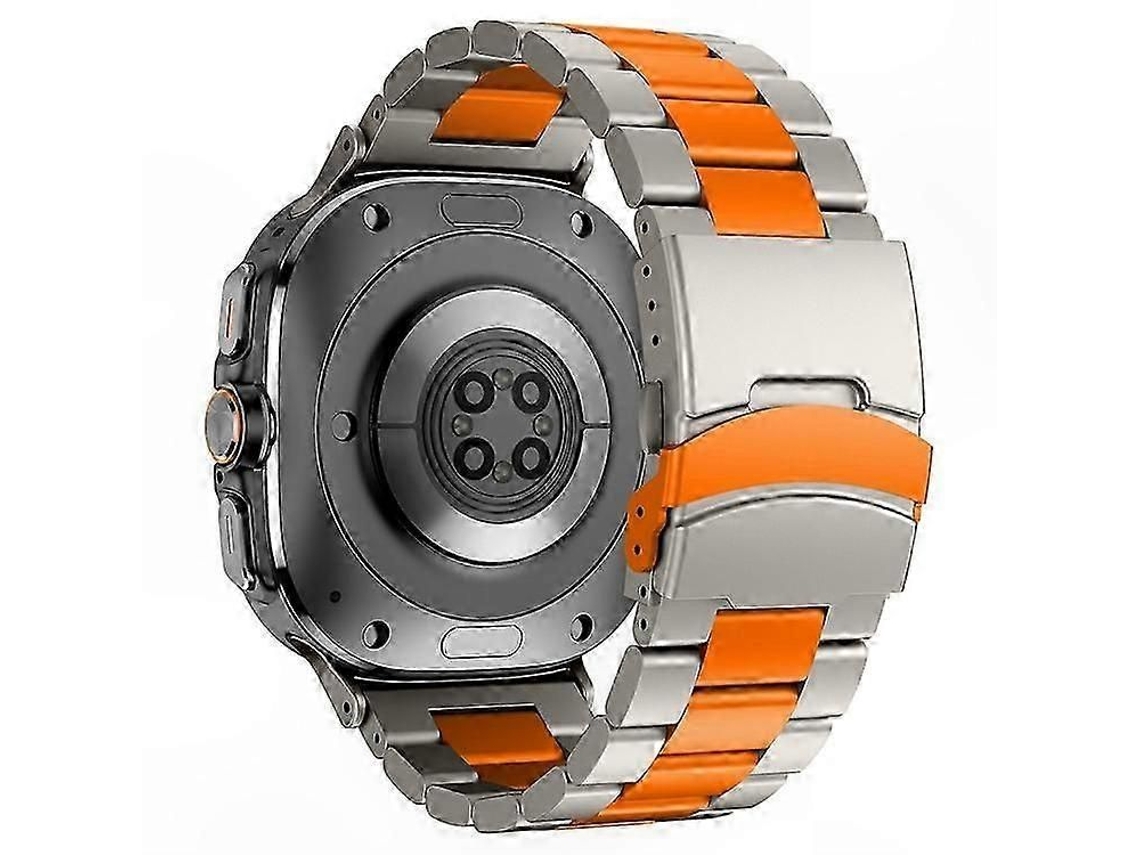 Pulseira De Liga De Titânio Com Contas Para Smartwatch De 47 Mm, Com Ferramenta Inclusa.