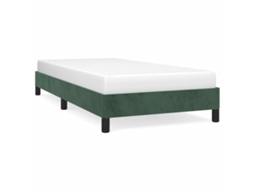 Bed Frame, Bed Frames Vidaxl Verde Veludo (90 X 190 Cm)