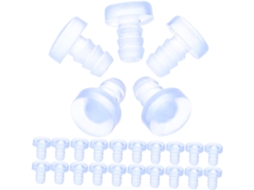Shineofi 50 Unidades De Protetores Borracha Transparentes, Antiaderentes, Para Tampos De Mesa Vidro, Almofadas