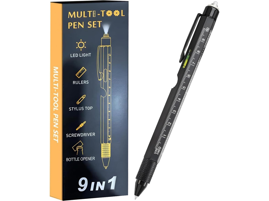 Multifuncional: Kit Utilitário, Dispositivo De Viagem| Conjunto De Chave De Fenda Com Inglesa, Caneta Óptica,