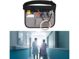 Bolsa de cintura multifuncional Qiilu para enfermeiras, bolsa de cintura de grande capacidade para suprimentos, bolsa de cintura para enfermeiras
