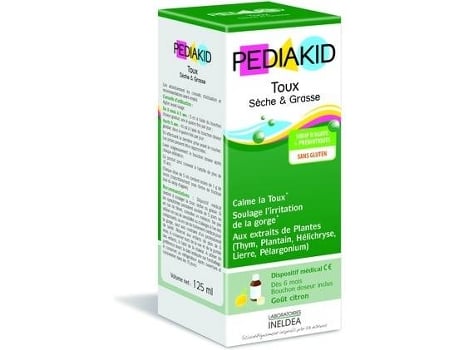 Chá PEDIAKID Xarope Para Tosse Seca (125 ml)