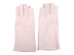 Luvas Anti-uv Para Manicure Com Proteção Solar Meia Dedo Cuidado Com A Pele Rosa
