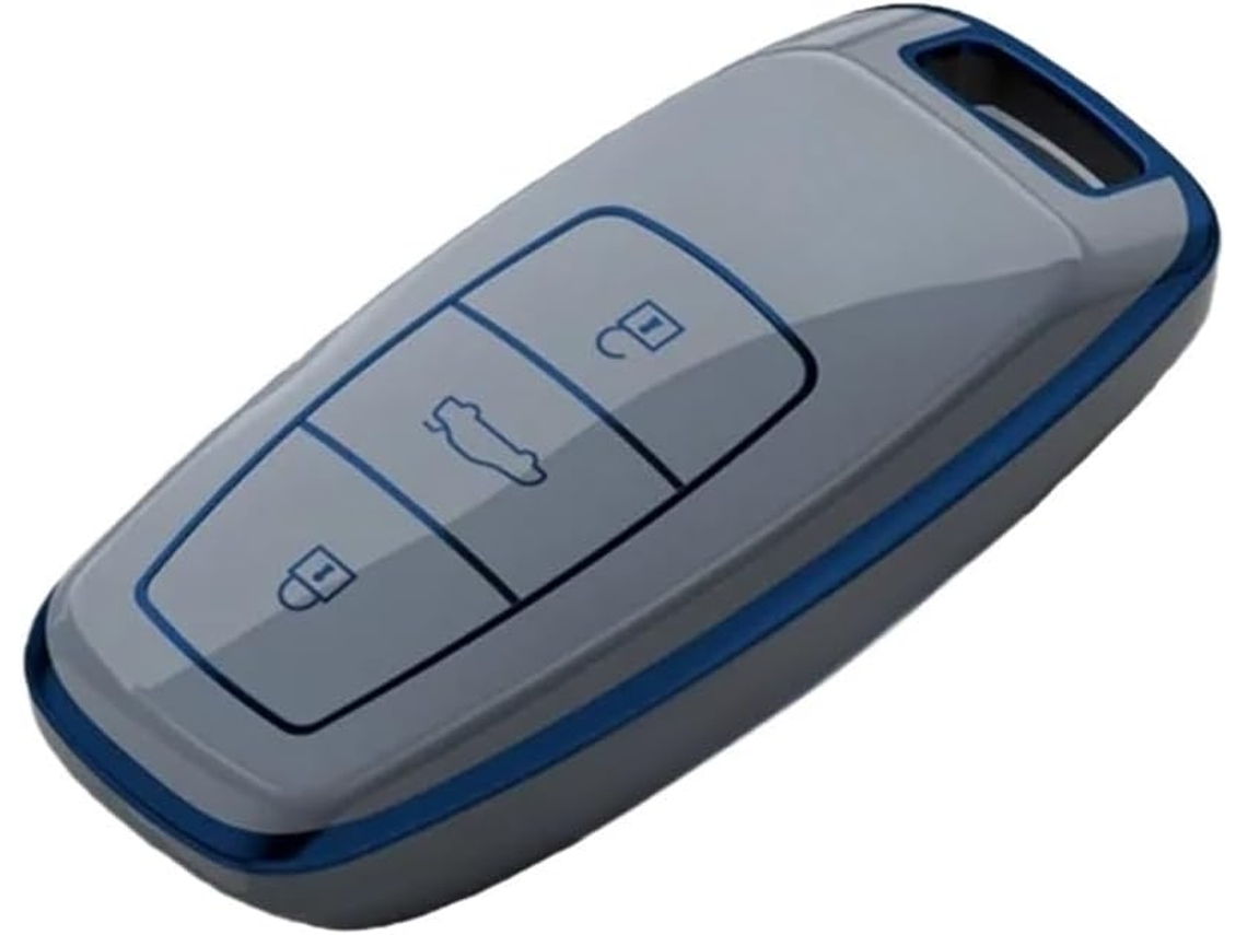 Capa De Tpu Para Chave Remota Carro Compatível Com Audi A1 A3 8v A4 B8 B9 A5 A6 C7 A7 A8 Q3 Q5 Q7 S4 S6 S7 S8 R8 Estilo