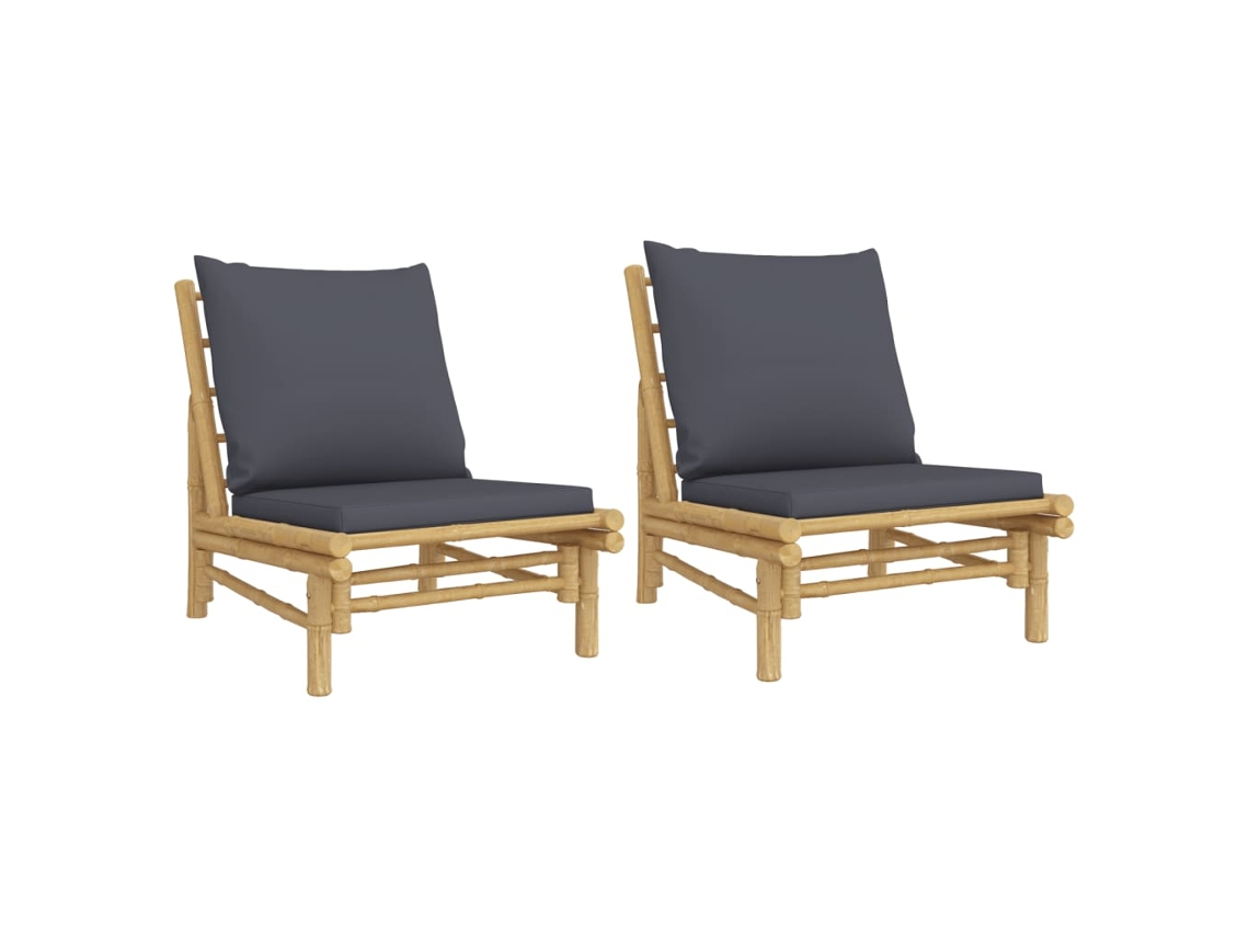 Garden Chair, Garden Chairs Vidaxl Cinzeto Bambu (n/a)