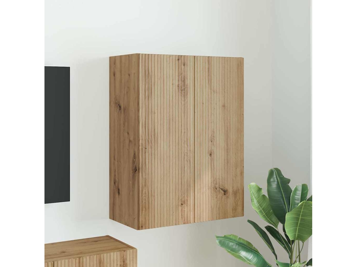 Vidaxl Armário De Tv De Parede 59,5 X 31 X 60 Cm Branco