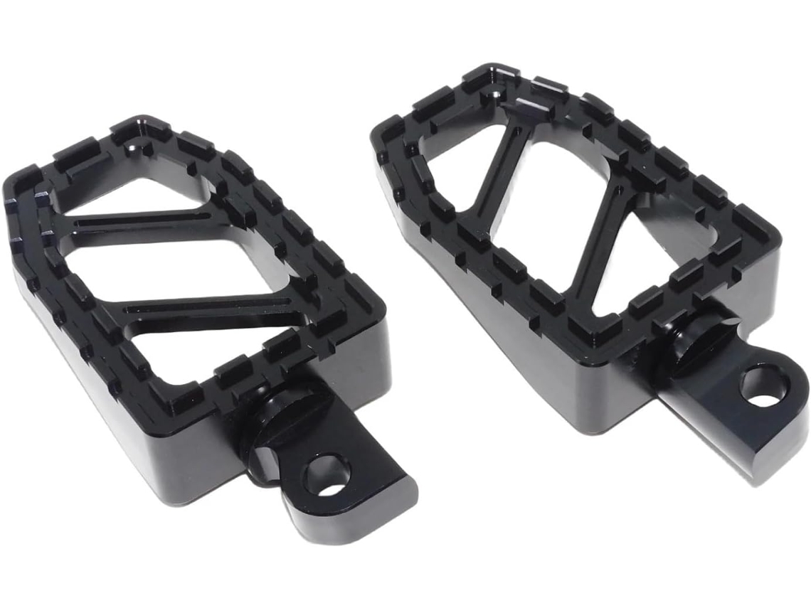 Apoios para os Pés do Motociclista Pedais de Freio e Motocicleta Dentes Substituíveis Aço Inoxidável:
