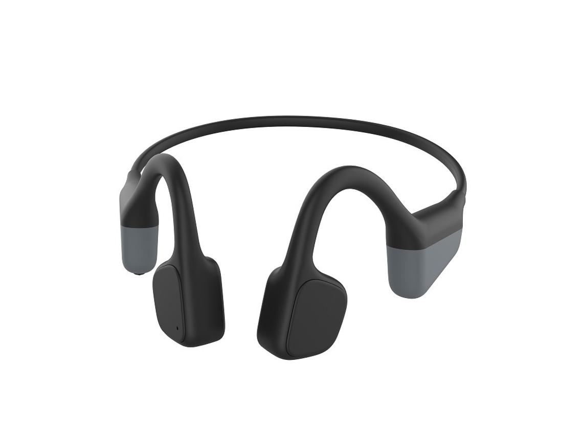 Fones de Ouvido Condução Óssea Bluetooth 5.3 IPX6 À Prova D'água Microfone para Corrida e Ciclismo JIAPEI (preto)