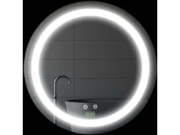 Espelho de Banheiro com Luz Led, Sensível ao Toque, Função de Memória, Ø50x4,6 cm, Prateado | S/MARCA