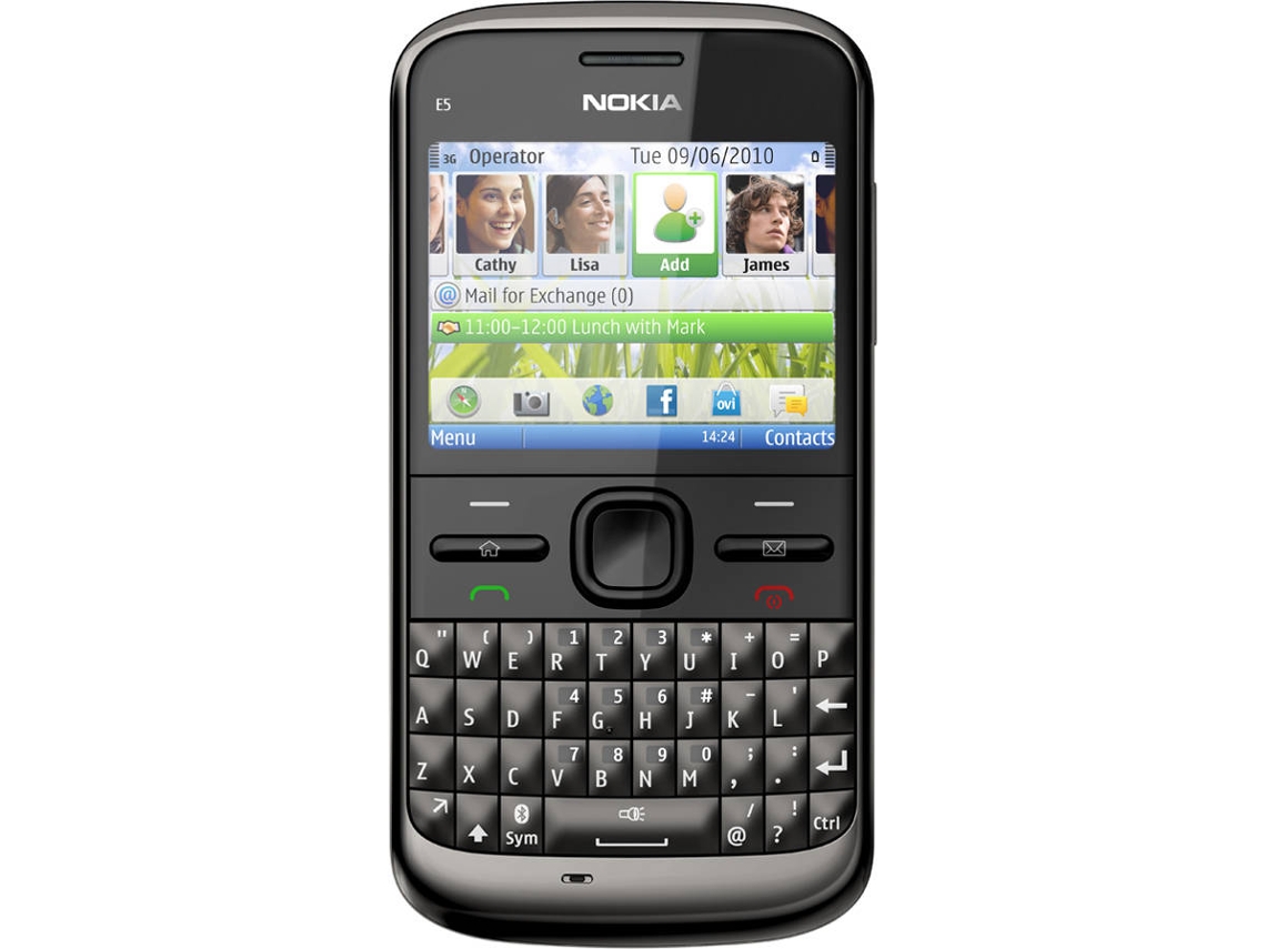Telemóvel NOKIA E5 (Cinza)