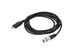Cabo de Microfone Usb para Xlr Feminino Plug Play 2m com Chip Hs100b Uac2.0 | S/MARCA