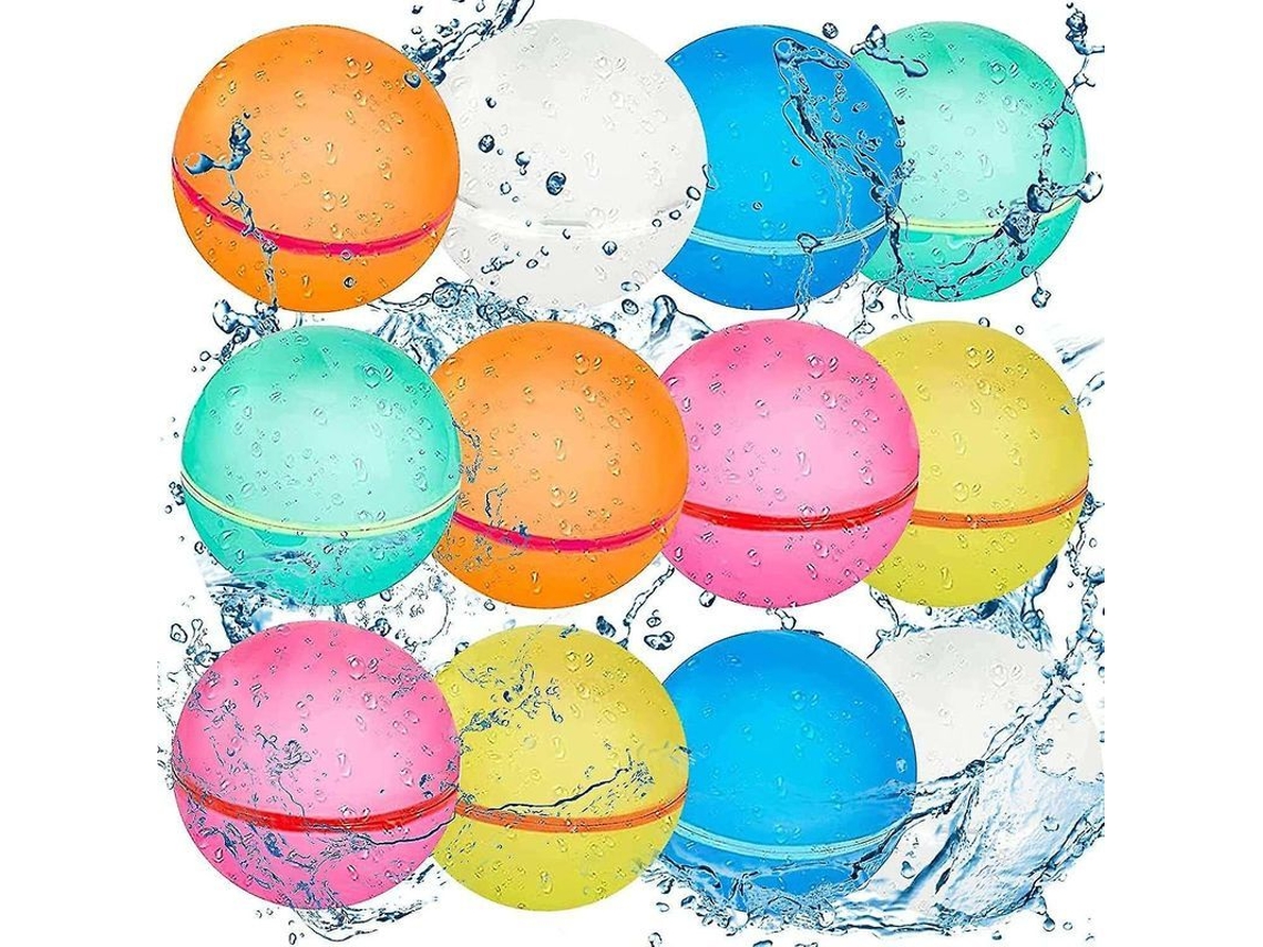 12 Globo De Água Reutilizáveis De Silicone Macio Biodegradáveis Para Crianças E Adultos, Presente De Verão