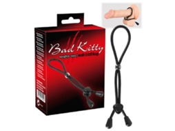 Penis Loop - Bad Kitty - Double Loop - Silicone - Preto - 28 Cm