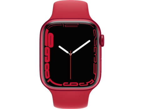 APPLE Watch Series 7 GPS 45 mm (Product) Red com Bracelete Desportiva (Product) Red