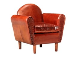 Tub Chair, Tub Chairs Vidaxl Marrom Couro