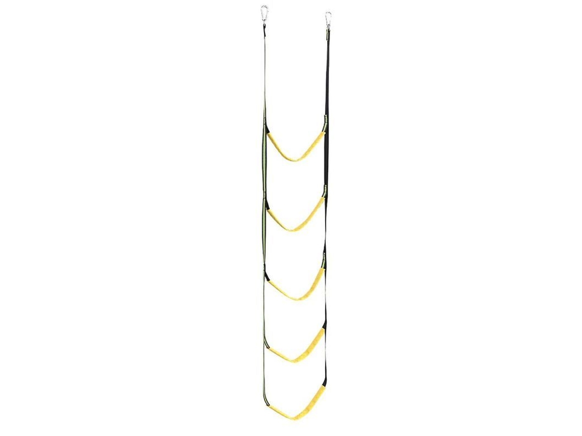 Escalera De Cuerda Plegable Portátil De 4 Pasos Para Bote, Kayak, Piragüero, Hinchables, Resistente Deslizamiento 5 Escadas Verde Fluorescente
