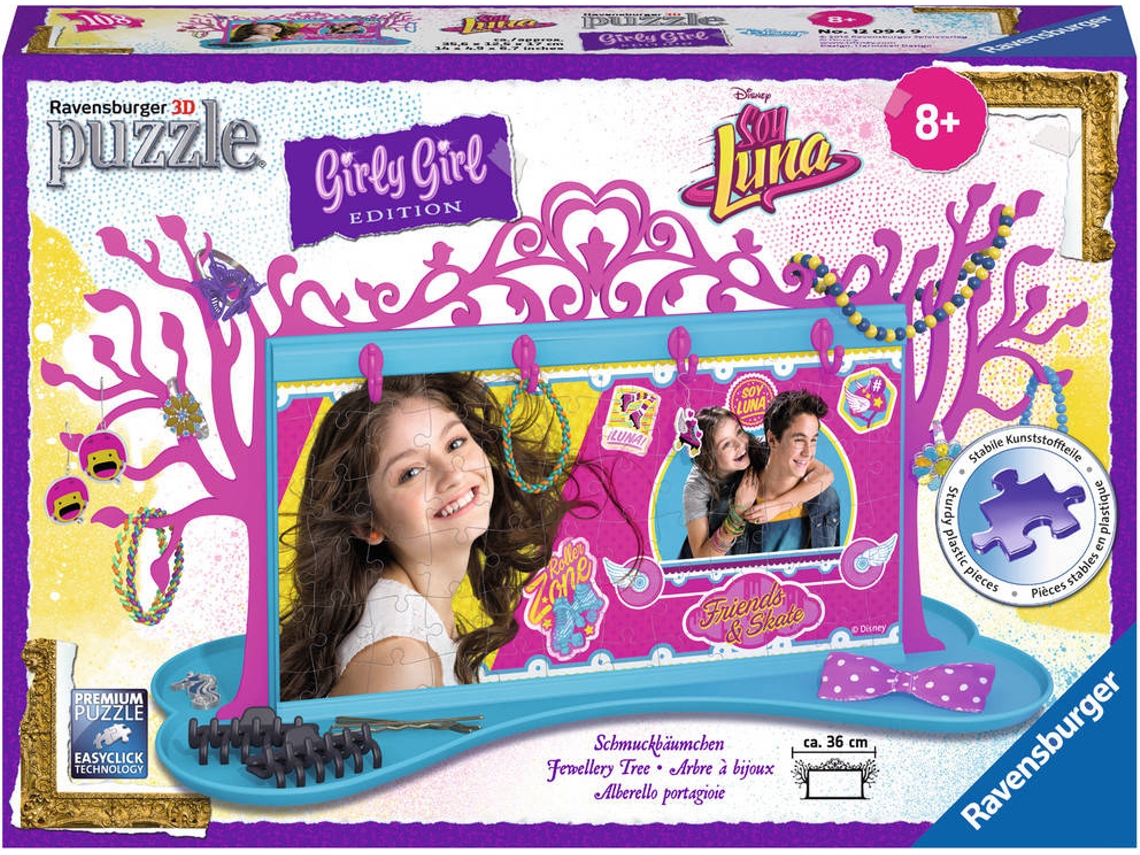 Puzzle 3D RAVENSBURGUER Girly Girl - Soy Luna (1 Peças)