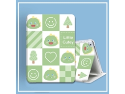 Capa Para Ipad De 10,2 Polegadas (geração 7/8/9, 2019/2020/2021), Estrutura Flexível Em Tpu, Airbag Anti-queda Verde. Siurn
