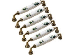 Puxadores De Porta, Conjunto De 6 Puxadores Gaveta Em Formato Arco Para Cômoda Estilo B, Distância Entre Furos De 96mm