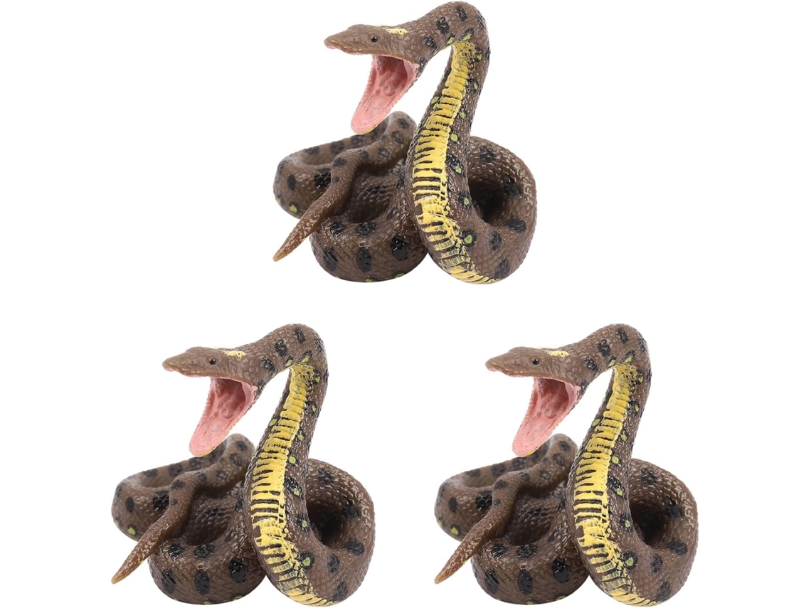 Brinquedo de Cobra SFUSHOS para Crianças, Réptil Píton Grande