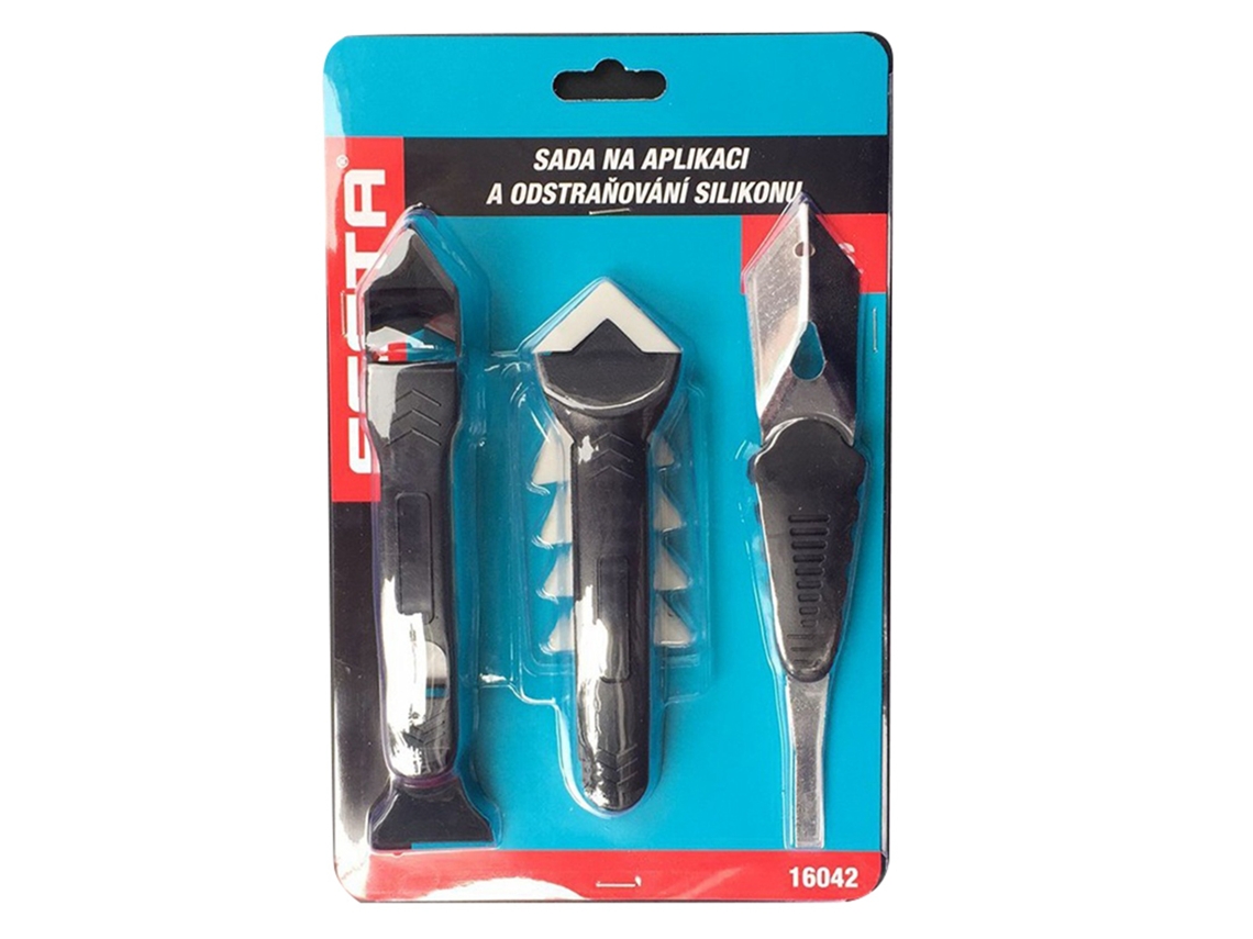 Conjunto de raspadores Primerox para remoção de calafetagem e rejunte
