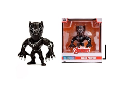 Figura metalfigs Pantera Negra Os Vingadores Vingadores Marvel 10cm