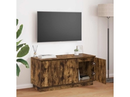 Vidaxl Gabinete Para Tv 100 X 38 X 49 Cm Carvalho Defumado