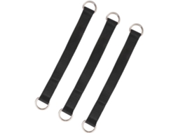 Conjunto De 3 Faixas Exercícios Multifuncionais Para Musculação E Barra Fixa, Portáteis, Em Nylon Aço