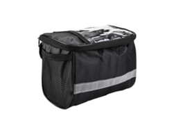 Bolsa para Bicicleta Guiador Cesta de Bicicleta Bolsa Dianteira Portátil para Guiador Com Faixa Reflexiva Bolsa Dianteira para Bicicleta C Lalalamoli