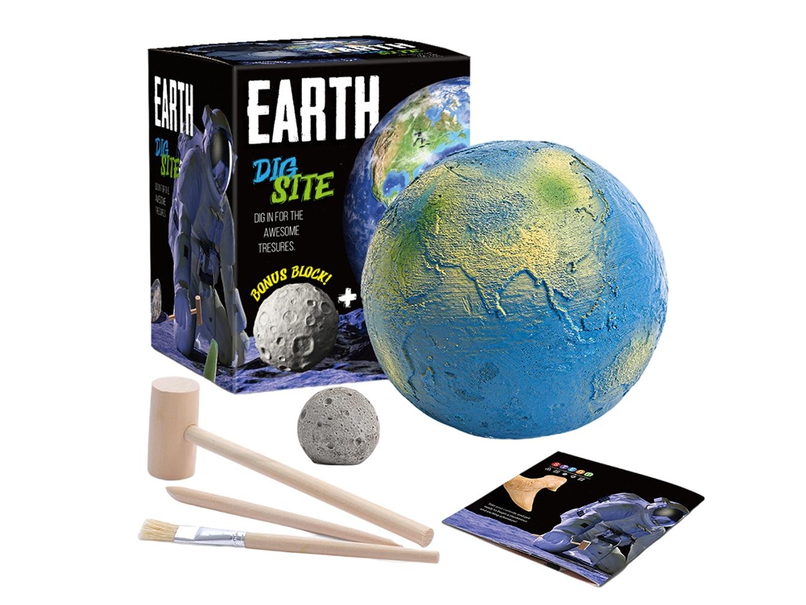 Mali kit de Escavação Sistema Solar Terra Lua Brinquedo Científico Educativo para Crianças 6+