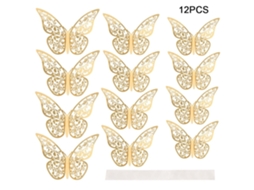 12 Piezas Pegatinas de Pared Mariposa 3d Marca 2026 Store