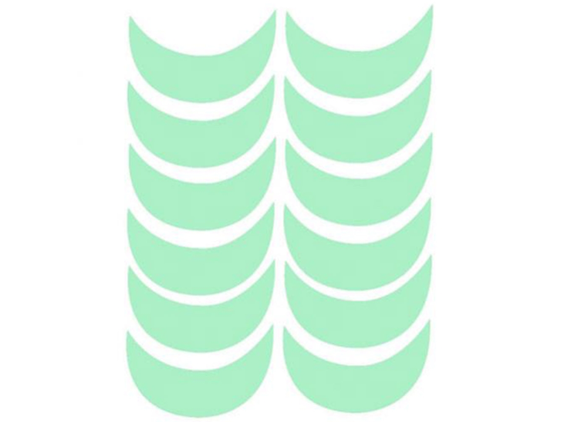 Baok - Adesivo luminoso em formato de lua para decorar paredes de quartos e salas de estar.