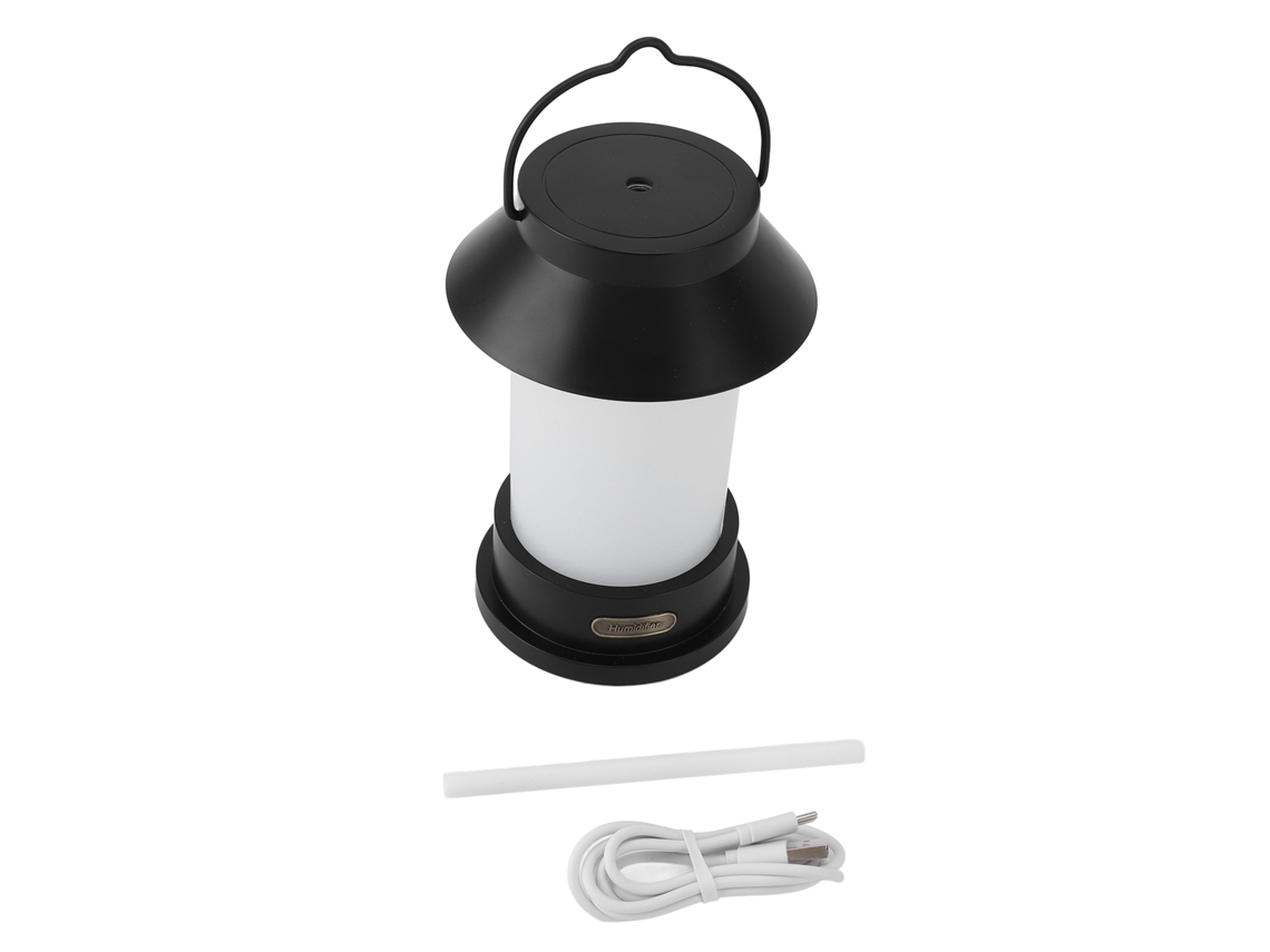 Lanterna Vintage Recarregável Usb com Humidificador e Iluminação Ambiente para Escritório e Casa LAXISCREED