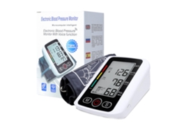 Monitor Pressão Arterial Doméstico Automático Inglês com Controlo por Voz, Operação Simples para Leigos STELASPLEN