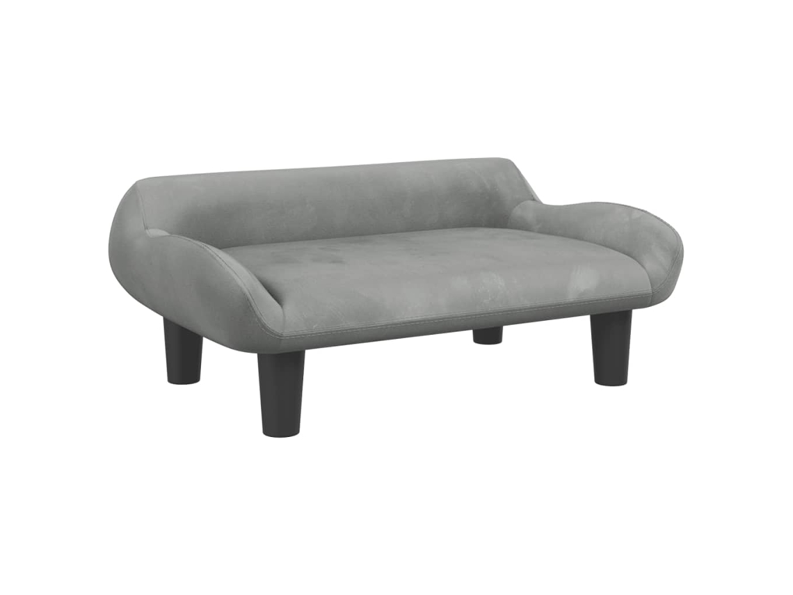 Kids Sofa, Kids Sofas Vidaxl Cinzeto Veludo (n/a)