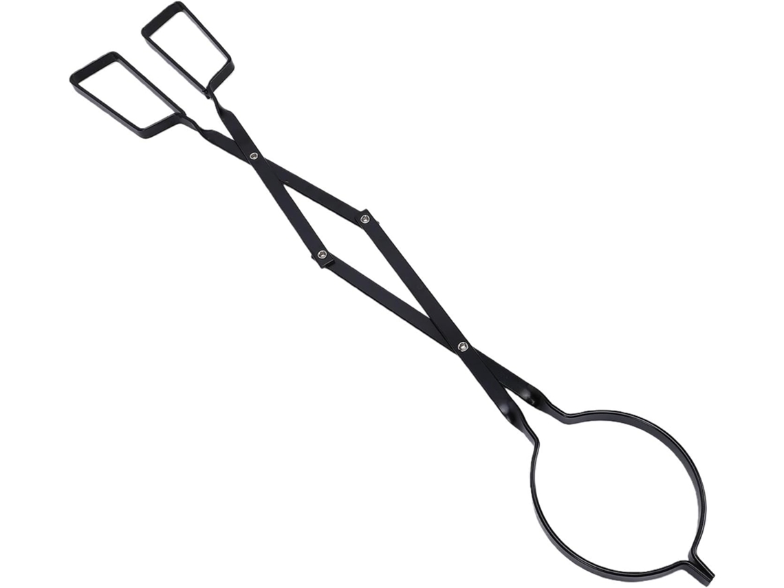 Pinça Para Lareira De 61, 5cm 24, 21 Polegadas, Com Design De Grampo Expansível Para Lareiras Internas E Externas
