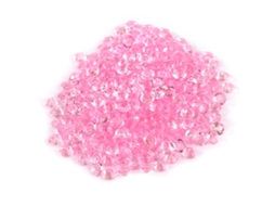 500pcs Diamante de Acrílico Pontiagudo 8mm para Decoração de Casamento Festa Diy Rosa