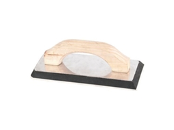 Placa de alumínio Lixa Ferramenta com extremidade de madeira Bloco de areia de plástico plano Lixadeira para drywall