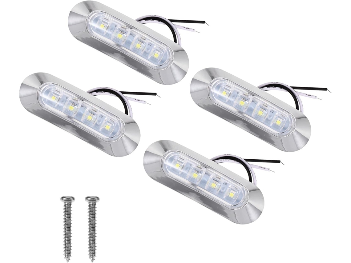 Luzes De Sinalização Lateral Led À Prova D'água 10-30v Para Caminhão E Reboque