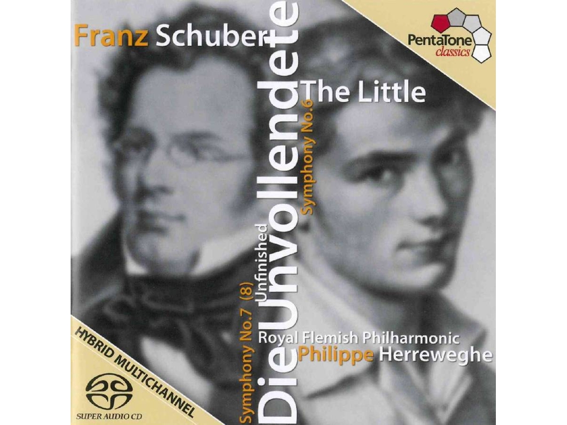 SACD Hybrid Herreweghe,Philippe/Royal Flemish Philharmonic - Sinfonien 6+8 'Die Unvollendete' (1CD)