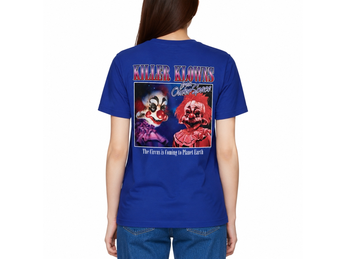 Rockinstone Killer Klowns Glamour Shot Solid Royal Adult T-shirt Size:xxxl