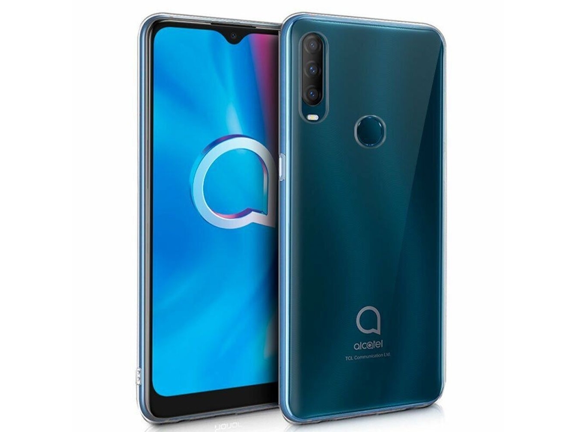 Lurelia Proteção Para Alcatel 1s 2020 / 3l 2020 (4g), Capa Silicone Tpu Com Vidro Temperado De Ecrã