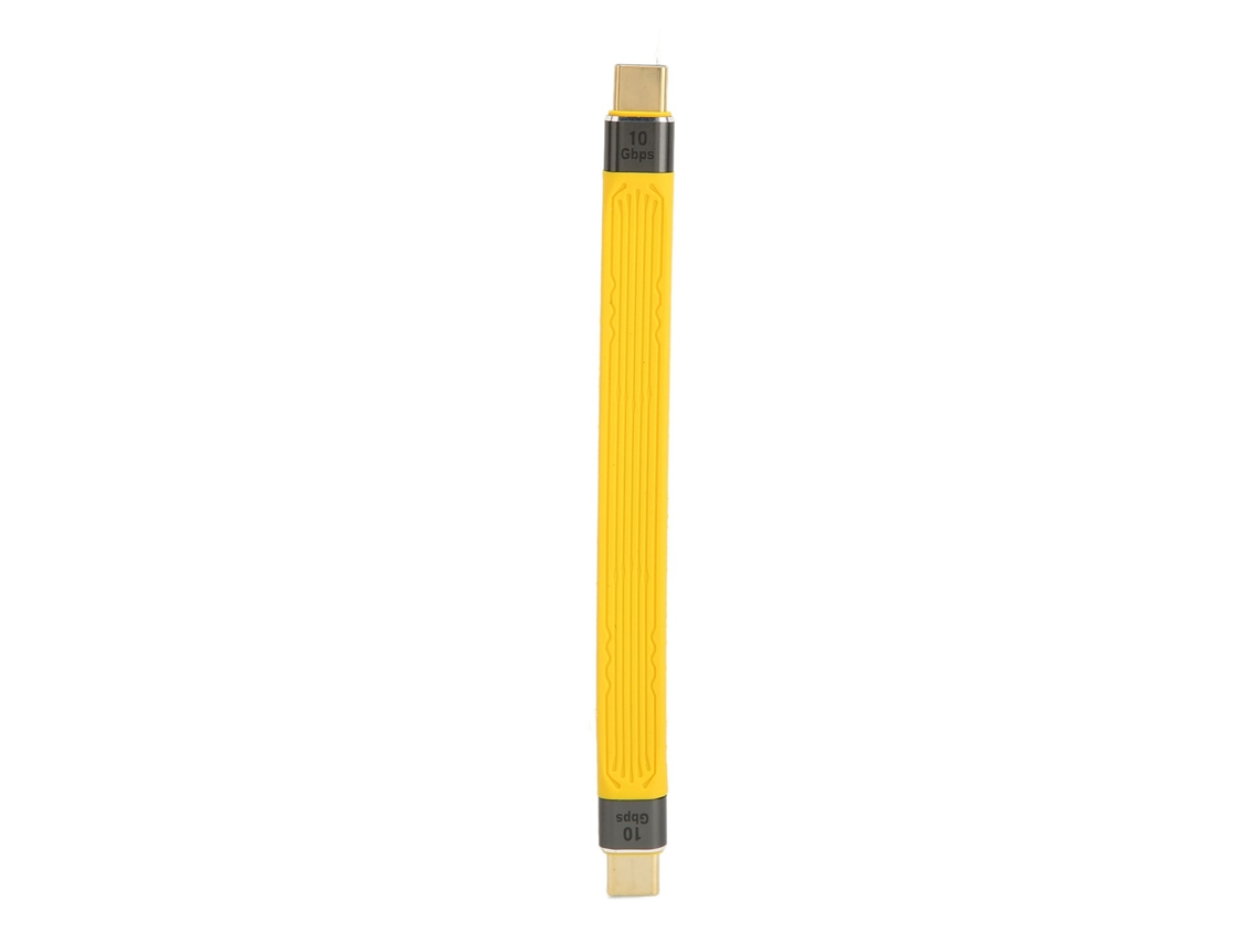 Cabo Flexível Fpc Macho Para Fêmea De Cabo De Dados Type-c 100w 5a Carregamento Rápido Projeção De Tela 10gbp